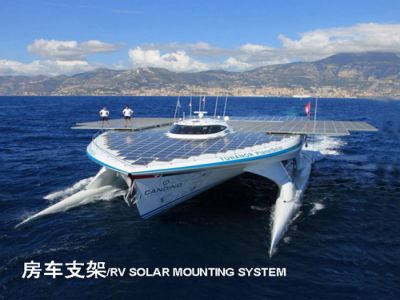Sistemas de montaje solar para barcos RV