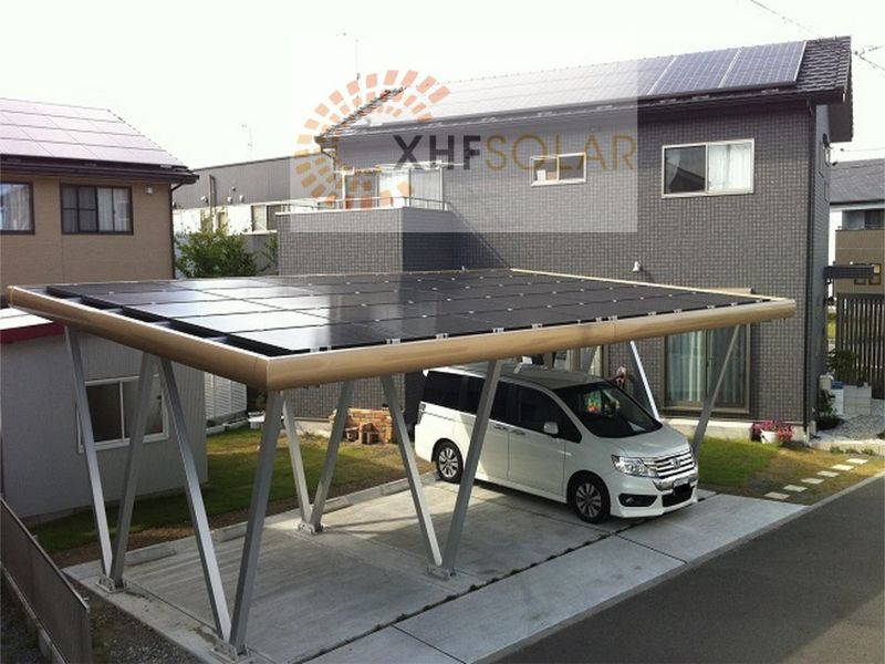 Sistema de montaje de cochera solar