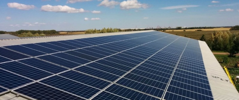 paneles solares de montaje en tierra