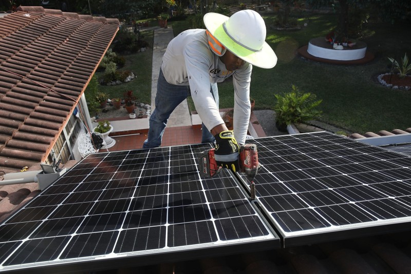 sistema de montaje de techo solar