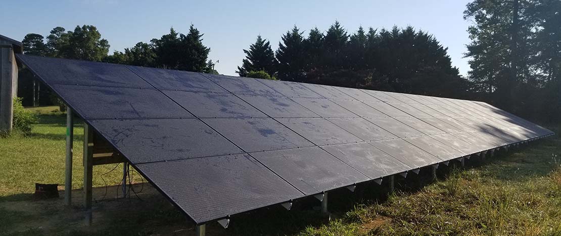 Paneles solares de montaje en tierra