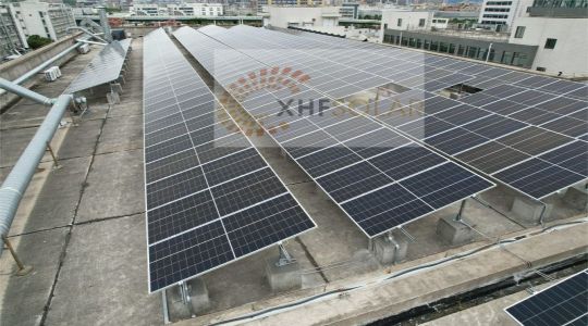 Montaje solar de hormigón plano de China 4.3MW
